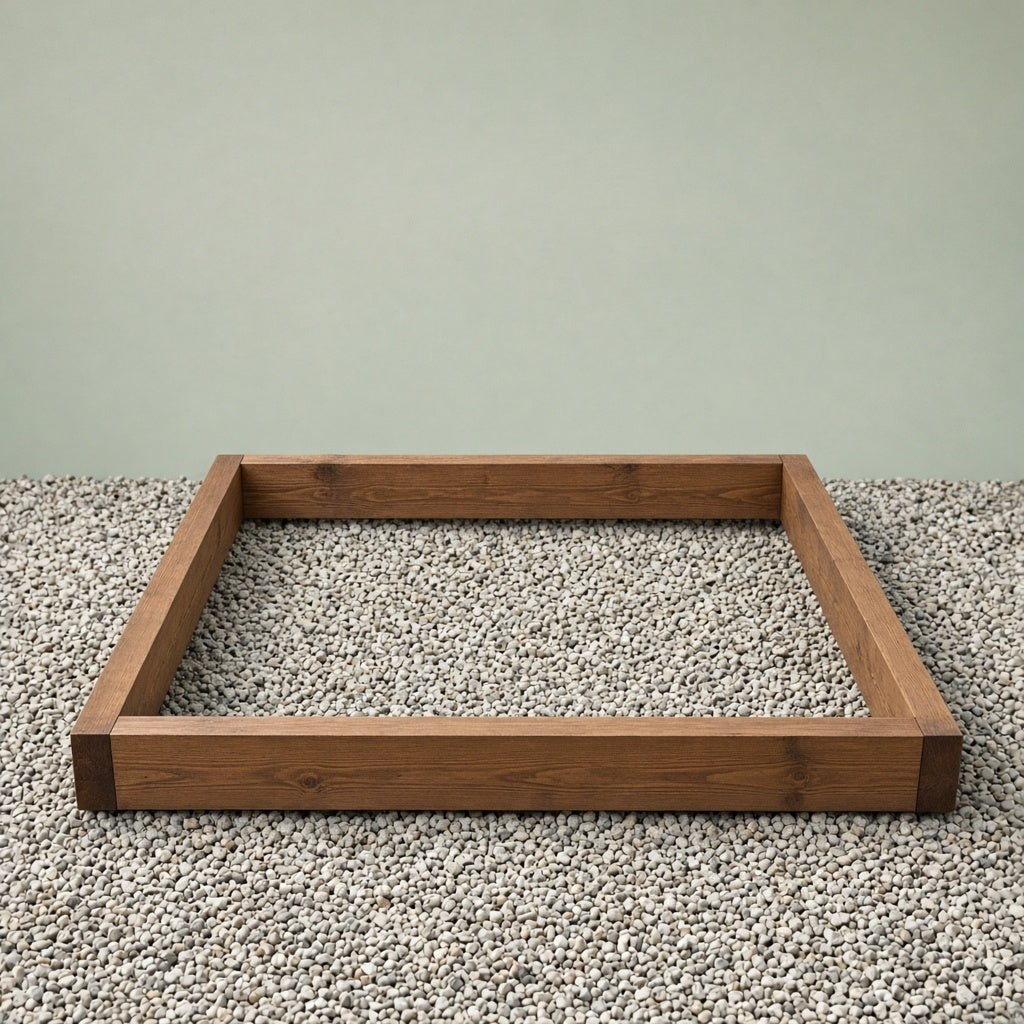 Timber Greenhouse Base, 6x8, Hillside Greenhouse