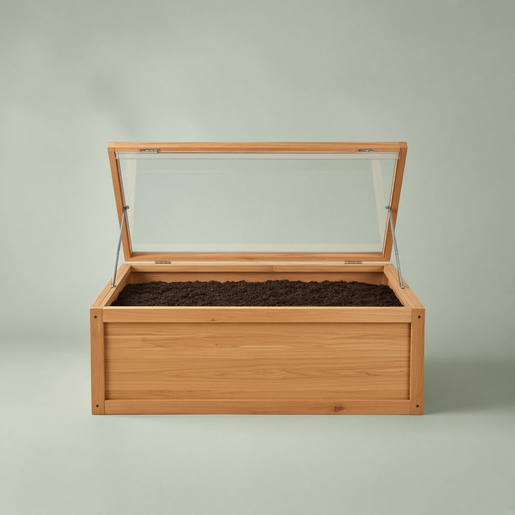 Raised Cold Frame, Hillside Greenhouse