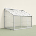 4x8 Lean-To Greenhouse Kit, Hillside Greenhouse